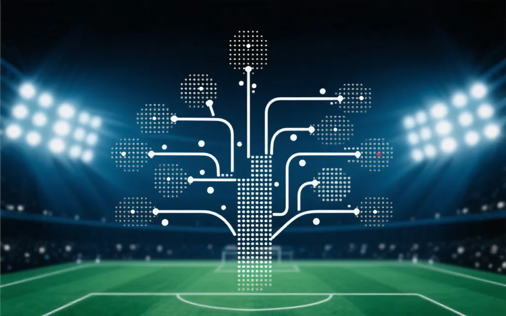 淘汰赛对阵树与晋级概率可视化示意图